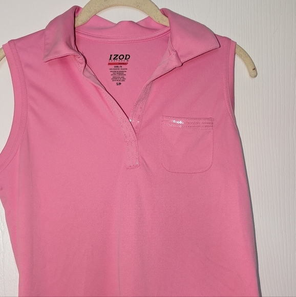 Izod Pink Muscle Tee for Women - Picture 1 of 4
